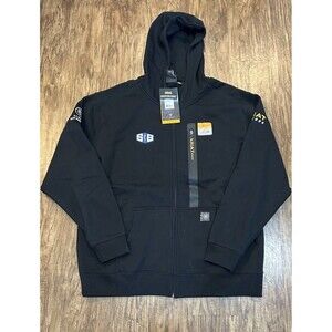 NWT MEN'S X-LARGE ARIAT REBAR WORKMAN FULL ZIP HOODIE SWEATSHIRT *embroidered*